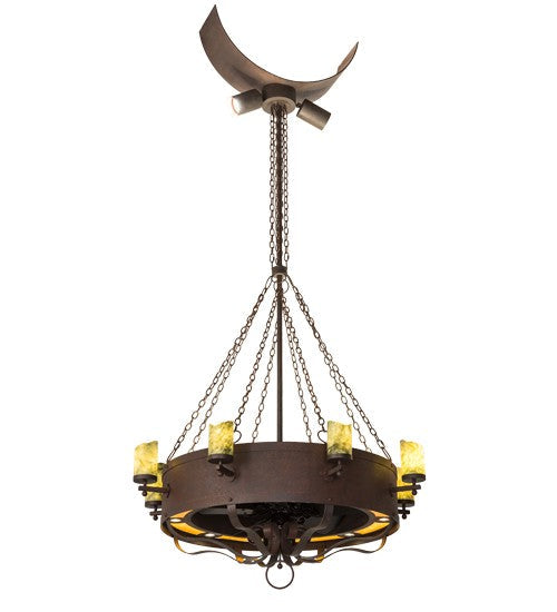 2nd Ave Lighting Parnella 54" Chandel-Air in Rusty Nail Finish