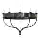 2nd Ave Lighting Parnella 54" Wide 10 Light Chandelier in Charcoal Grey Finish