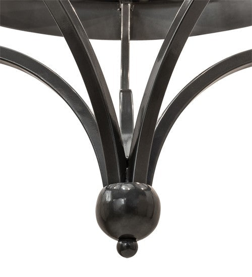 2nd Ave Lighting Parnella 54" Wide 10 Light Chandelier in Charcoal Grey Finish