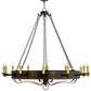 2nd Ave Lighting Parnella 72" Wide 12 LT Chandelier in Coffee Bean Finish