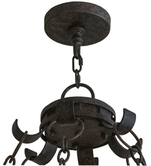 2nd Ave Lighting Parnella 72" Wide 12 LT Chandelier in Coffee Bean Finish