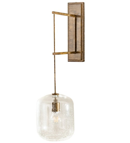 2nd Ave Lighting Pastilla 8" Wall Sconce in Brushed Brass Finish