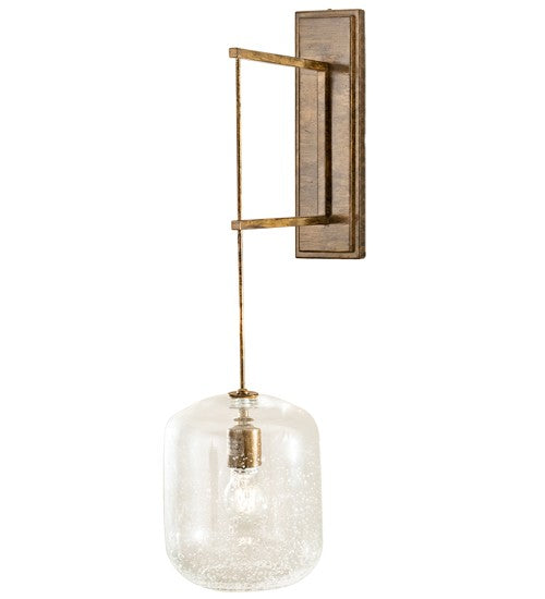2nd Ave Lighting Pastilla 8" Wall Sconce in Brushed Brass Finish