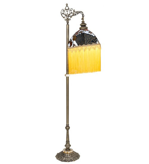 2nd Ave Lighting Peacock 72" High Bridge Arm Floor Lamp With Antique Finish