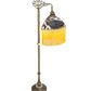 2nd Ave Lighting Peacock 72" High Bridge Arm Floor Lamp With Antique Finish