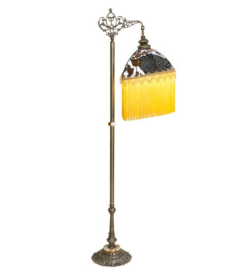 2nd Ave Lighting Peacock 72" High Bridge Arm Floor Lamp With Antique Finish