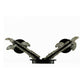 2nd Ave Lighting Peak 16" Crystal Wall Sconce in Textured Black Finish