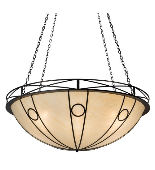 2nd Ave Lighting Pelican Bay 60" Inverted Pendant in Solar Black Finish