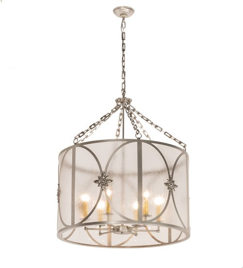 2nd Ave Lighting Penelope 30" Wide 6 Light Pendant in Light Sandstone Finish