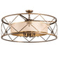 2nd Ave Lighting Penelope 36" Wide 6 Light Pendant in Antique Copper Finish