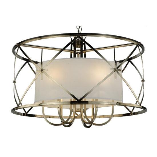 2nd Ave Lighting Penelope 38.5" Wide 6 LT Pendant in Brushed Nickel Finish