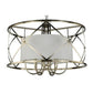 2nd Ave Lighting Penelope 38.5" Wide 6 LT Pendant in Brushed Nickel Finish
