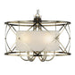 2nd Ave Lighting Penelope 38.5" Wide 6 LT Pendant in Brushed Nickel Finish