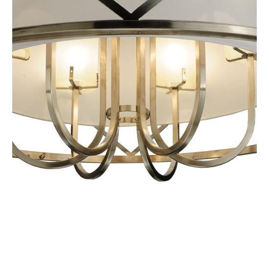 2nd Ave Lighting Penelope 38.5" Wide 6 LT Pendant in Brushed Nickel Finish