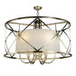 2nd Ave Lighting Penelope 38.5" Wide 6 LT Pendant in Brushed Nickel Finish