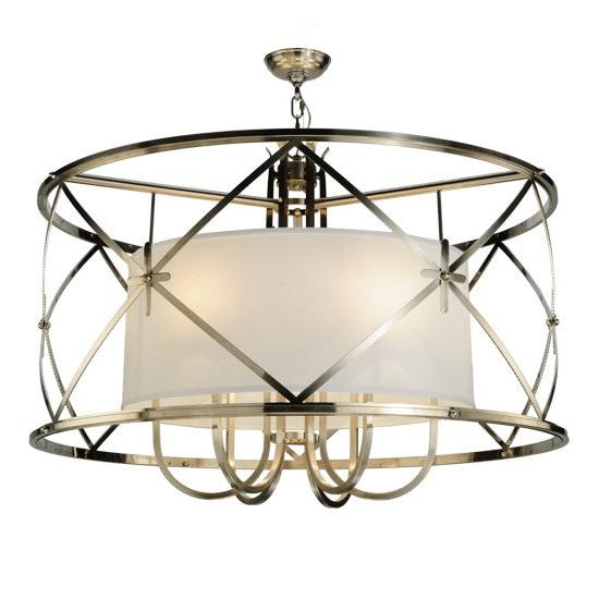 2nd Ave Lighting Penelope 38.5" Wide 6 LT Pendant in Brushed Nickel Finish
