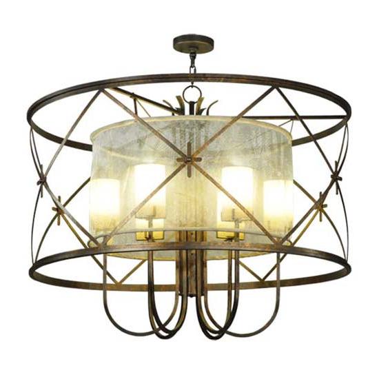 2nd Ave Lighting Penelope 48" 6 Light Pendant in French Bronze Finish