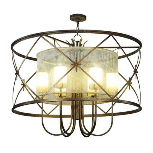 2nd Ave Lighting Penelope 48" 6 Light Pendant in French Bronze Finish