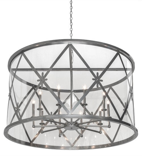 2nd Ave Lighting Penelope 54" Wide 10 Light Pendant in Extreme Chrome Finish
