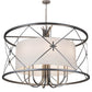2nd Ave Lighting Penelope 60" Wide 8 LT Pendant in Nickel Finish