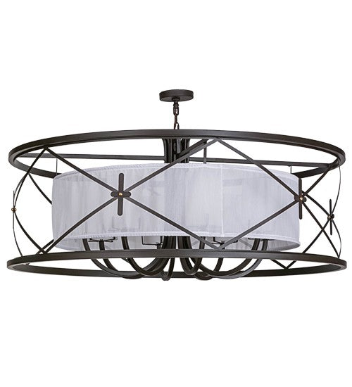 2nd Ave Lighting Penelope 60" Wide 8 LT Pendant in Oil Rubbed Bronze