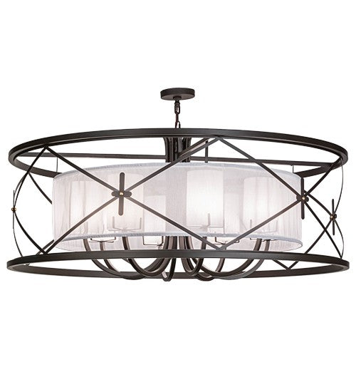 2nd Ave Lighting Penelope 60" Wide 8 LT Pendant in Oil Rubbed Bronze