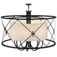 2nd Ave Lighting Penelope 60" Wide 8 LT Pendant in Satin Black
