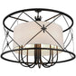 2nd Ave Lighting Penelope 60" Wide 8 LT Pendant in Satin Black