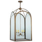 2nd Ave Lighting Perin 24.5" Sq Pendant in Cortez Gold Finish