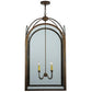 2nd Ave Lighting Perin 24.5" Sq Pendant in Cortez Gold Finish