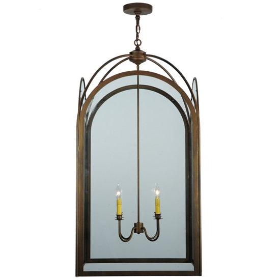 2nd Ave Lighting Perin 24.5" Sq Pendant in Cortez Gold Finish