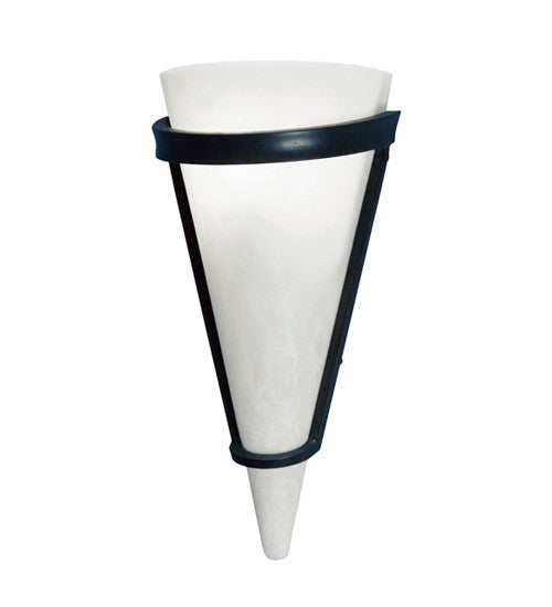 2nd Ave Lighting Perla 9" Wide Wall Sconce in Blackwash Finish
