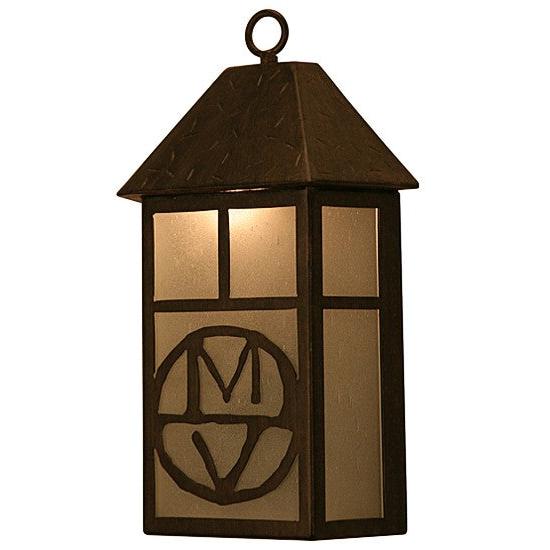 2nd Ave Lighting Personalized 12" MV Wall Sconce in Gilded Tobacco Finish