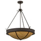 2nd Ave Lighting Phoebus 32" Tawnyrock Idalight Lens Copper Rust Inverted Pendant Light