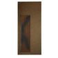 2nd Ave Lighting Piastra 18" Left LED Wall Sconce in Art Deco Gold Finish