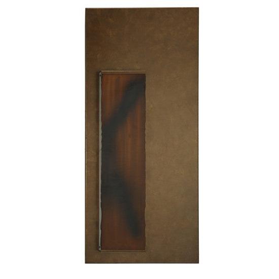 2nd Ave Lighting Piastra 18" Left LED Wall Sconce in Art Deco Gold Finish