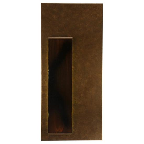 2nd Ave Lighting Piastra 18" Left LED Wall Sconce in Art Deco Gold Finish