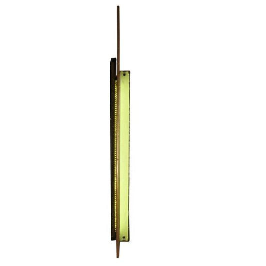2nd Ave Lighting Piastra 18" Left LED Wall Sconce in Art Deco Gold Finish