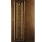 2nd Ave Lighting Piastra 18" Left LED Wall Sconce in Art Deco Gold Finish