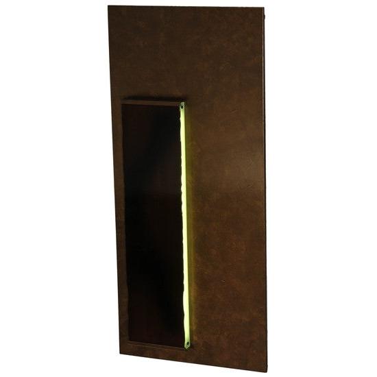 2nd Ave Lighting Piastra 18" Left LED Wall Sconce in Art Deco Gold Finish