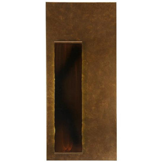 2nd Ave Lighting Piastra 18" Left LED Wall Sconce in Art Deco Gold Finish