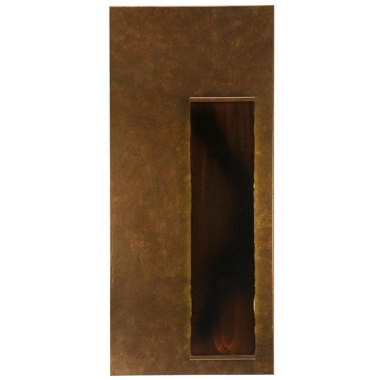 2nd Ave Lighting Piastra 18" Right LED Wall Sconce in Art Deco Gold Finish