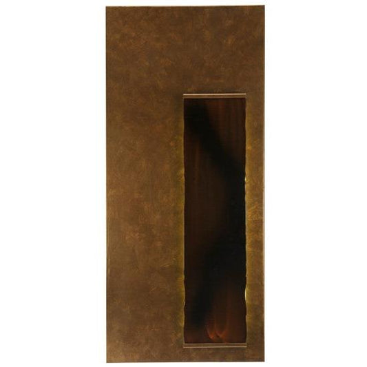 2nd Ave Lighting Piastra 18" Right LED Wall Sconce in Art Deco Gold Finish