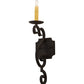 2nd Ave Lighting Piero 5" Wall Sconce With Antiqutiy Highlights Finish