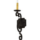 2nd Ave Lighting Piero 5" Wall Sconce With Antiqutiy Highlights Finish