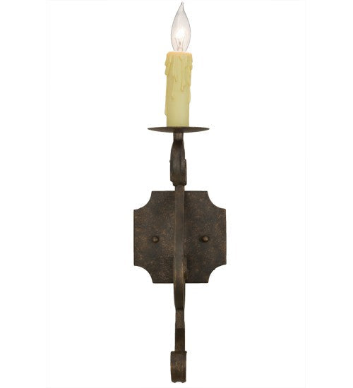 2nd Ave Lighting Piero 5" Wall Sconce in Gilded Tobacco Finish