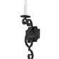 2nd Ave Lighting Piero 5" Wall Sconce in Smoke Finish
