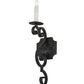 2nd Ave Lighting Piero 5" Wall Sconce in Smoke Finish