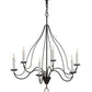 2nd Ave Lighting Polonaise 36" Wide 6 LT Chandelier in Timeless Bronze Finish