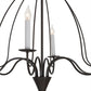 2nd Ave Lighting Polonaise 36" Wide 6 LT Chandelier in Timeless Bronze Finish